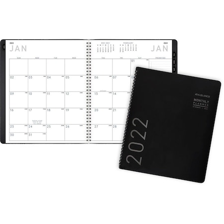 At-A-Glance Planner, Mnth, Contmp, 9X11, Bk AAG70260X05